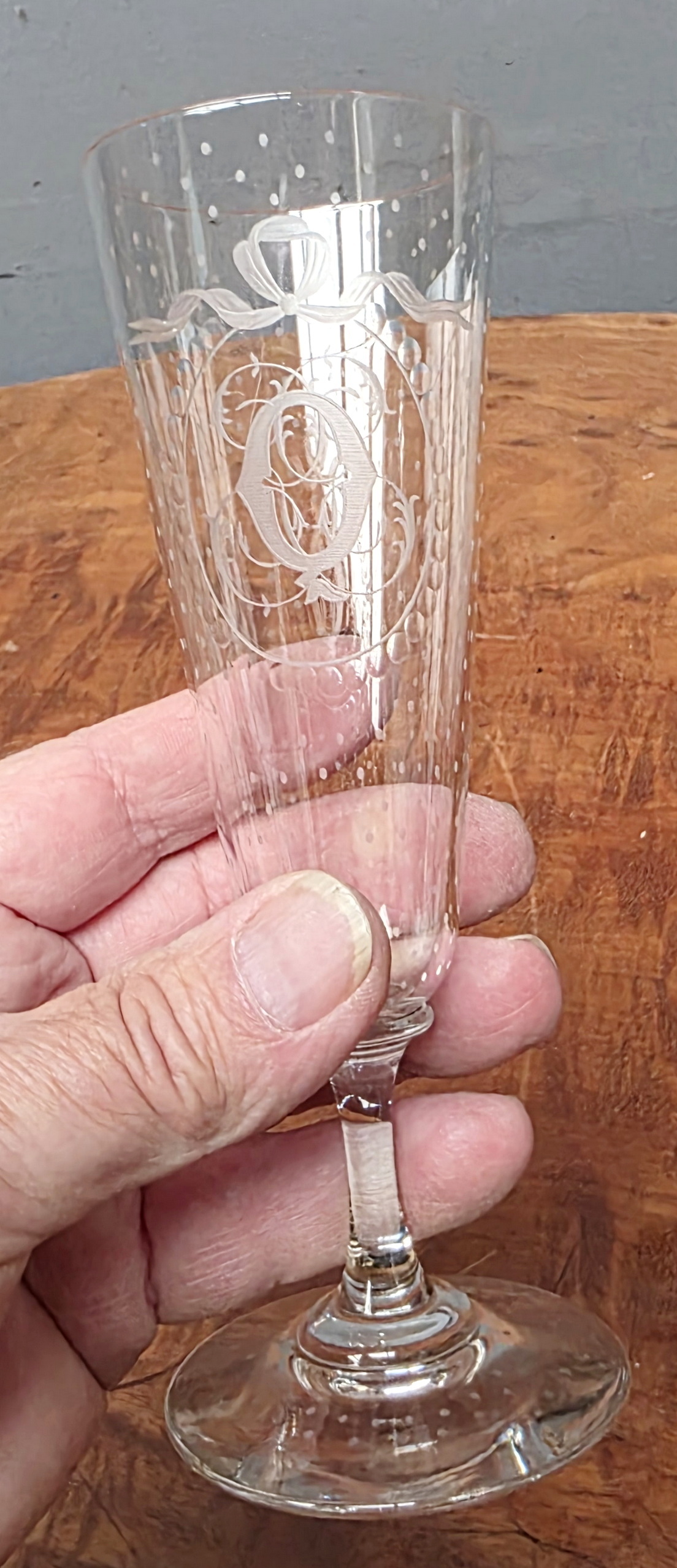 A set of 6 Champagne Flutes